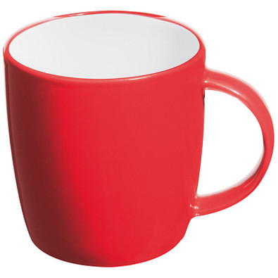 Keramiktasse Martinez,rot