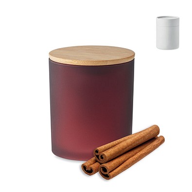 Kerze im Glas 200 g KEOPS MEDIUM, Bordeaux