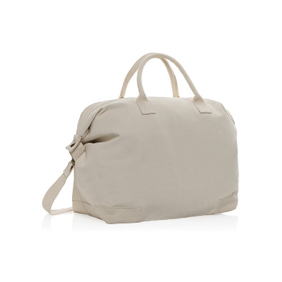 Kezar AWARE™ 500g/m² Wochenendtasche aus recyceltem Canvas, off white
