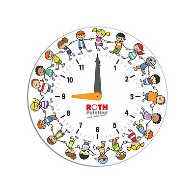 Kinderuhr Standard, 1-seit. Druck