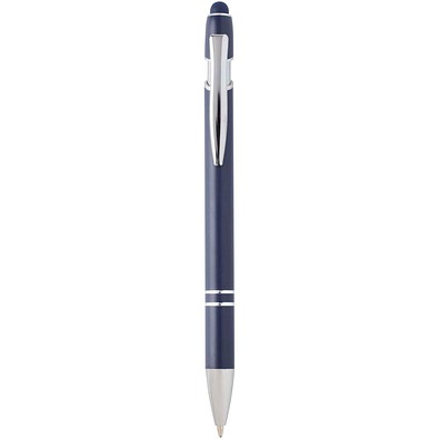 Kish Kugelschreiber mit silbernem Finish, navy