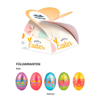 Kleines Präsent, Klett Osterei, inkl. Druck