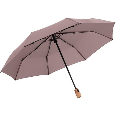 Knirps Timber duomatic Taschenschirm, heather