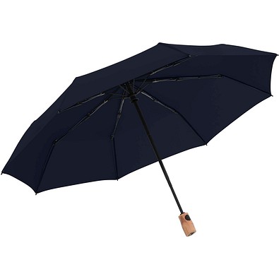 Knirps Timber duomatic Taschenschirm, navy