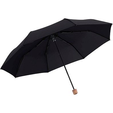 Knirps Timber manual Taschenschirm, black