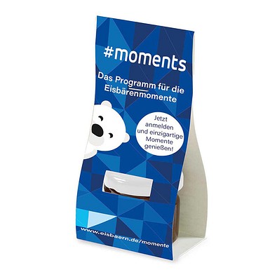 Konfitüre in Überreichverpackung, Erdbeere, 1-seit. Druck