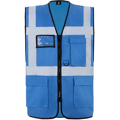 Korntex® Comfort Warnweste Hamburg, Multifunktional, M, Blau