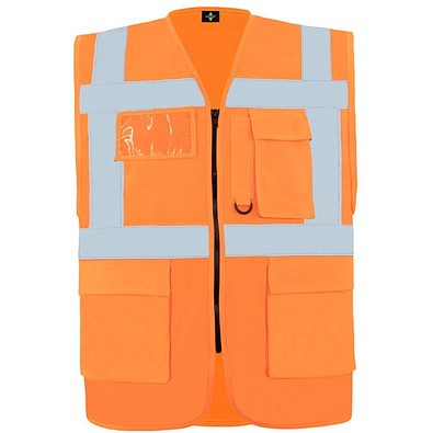 Korntex® Comfort Warnweste Hamburg, Multifunktional, M, Signal-Orange