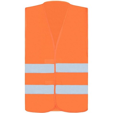 Korntex® Warnweste Freiburg, 2 Klett, XXL, Signal-Orange