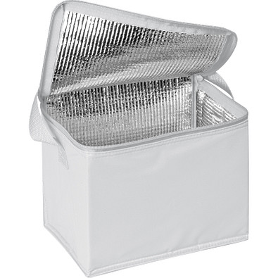 Kühltasche für 6 Dosen à 0,5 l, weiß