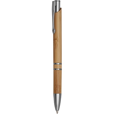 Kugelschreiber TUCSON BAMBOO, braun, silber