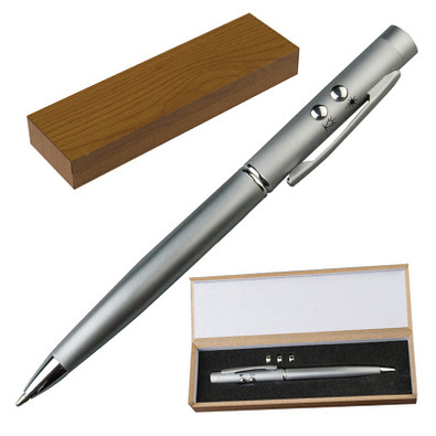 Kugelschreiber/Laserpointer Tri-Star, blaue Mine