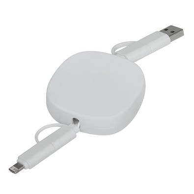 Lade- und Datenkabel TRANSFER SQUARE,weiß