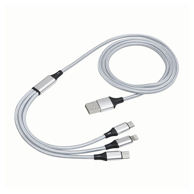 Ladekabel CHARGE DISTANCE,silber