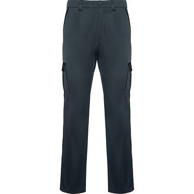 Lange Hose Trooper in Farbkombination, 50, bleigrau/schwarz