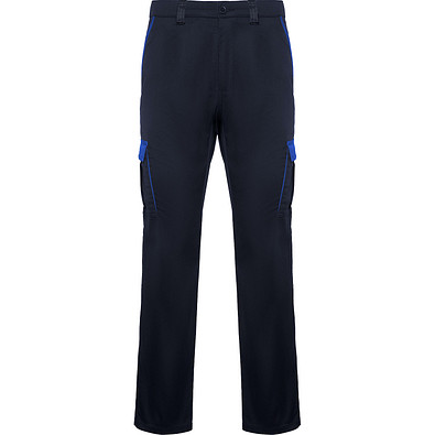 Lange Hose Trooper in Farbkombination, 54, navy/royalblau