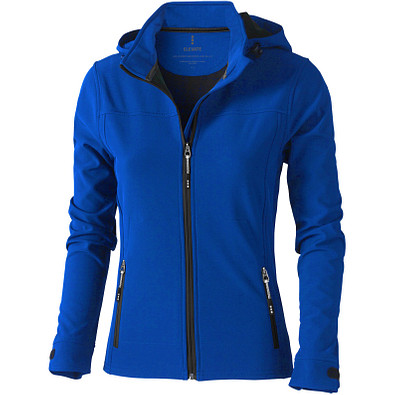 ELEVATE Damen Softshell Jacke Langley, blau, XXL