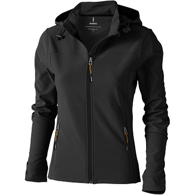 ELEVATE Damen Softshell Jacke Langley, anthrazit, XXL