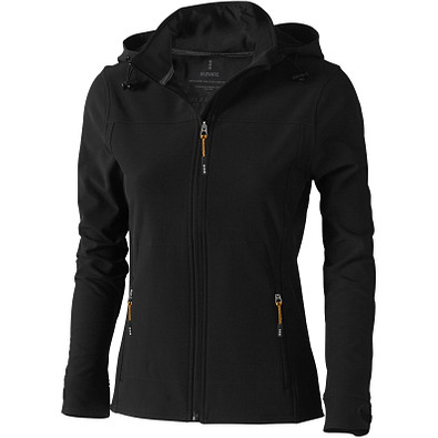 ELEVATE Damen Softshell Jacke Langley, schwarz, L