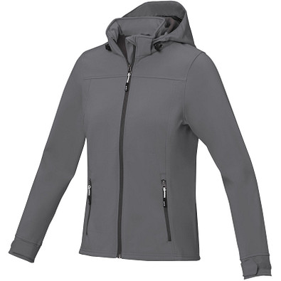 Langley Softshelljacke für Damen, stahlgrau,  XS