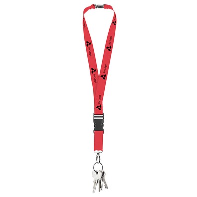 Lanyard Express, 15 mm, Rot (Red 032 C)