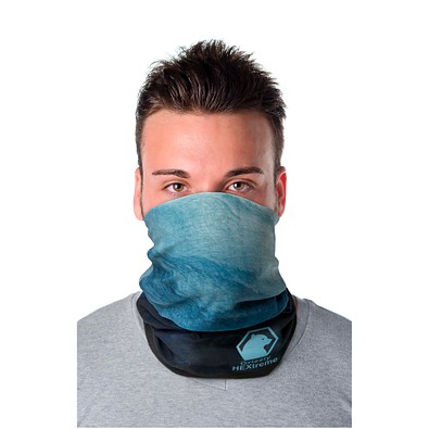 Lara Sublimation-Multi-Schal mit Fleece-Schicht und Säumen, waldgrün