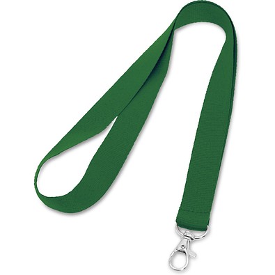 LARIAT. Lanyard aus Polyester mit 20mm Breite, Grün