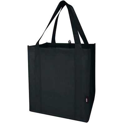 Liberty Tragetasche mit hartem Boden aus recyceltem GRS Non Woven 6 L, schwarz