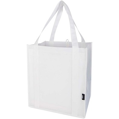 Liberty Tragetasche mit hartem Boden aus recyceltem GRS Non Woven 6 L, weiss