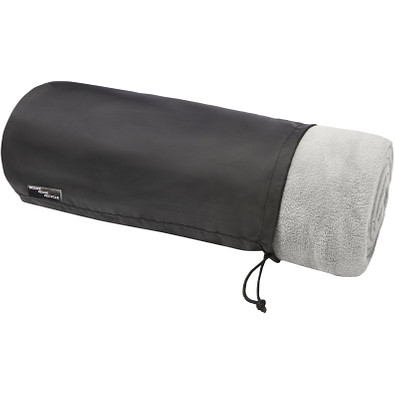 Lily RPET Decke aus Coral Fleece, grau