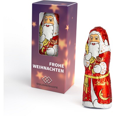 Lindt Schoko Nikolaus in Vollkartonage, 10 g, inkl. Druck