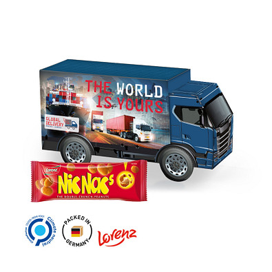 3D-Präsent LKW, Lorenz Nic Nac's Erdnüsse, inkl. Druck