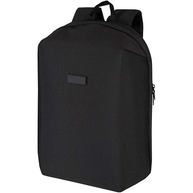 Luma 15 GRS Laptop-Rucksack aus recyceltem Material mit Diebstahlschutz 10L, schwarz