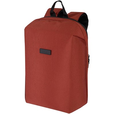 Luma 15 GRS Laptop-Rucksack aus recyceltem Material mit Diebstahlschutz 10L, ziegelstein