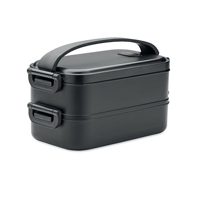 Lunchbox recyceltes  PP IDOLUNCH, Schwarz