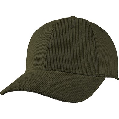 Luxury Fine Rib Cap, Armeegrün
