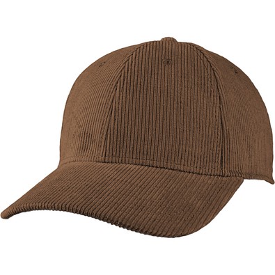 Luxury Fine Rib Cap, Dunkelbraun