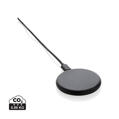 Magnapad magnetisches 3-in-1 15W Ladepad aus RCS rPlastik, schwarz