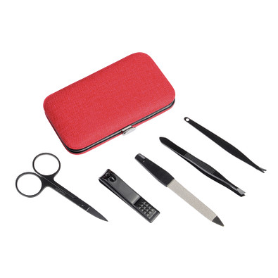 Manikürset PRETTY IN BLACK, rot