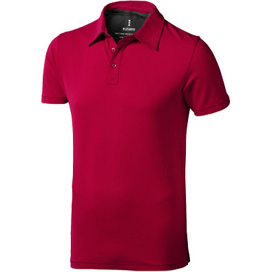 ELEVATE Herren Stretch Poloshirt Markham, rot, S