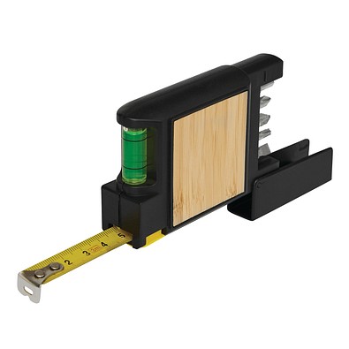 Maßband SCREWY,braun, schwarz