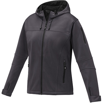 Match Softshelljacke für Damen, storm grey, XXL