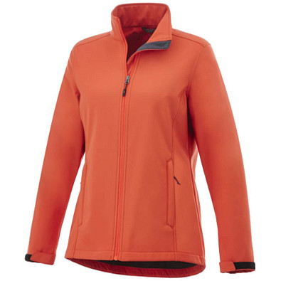 ELEVATE Damen Softshell Jacke Maxson, orange, XL