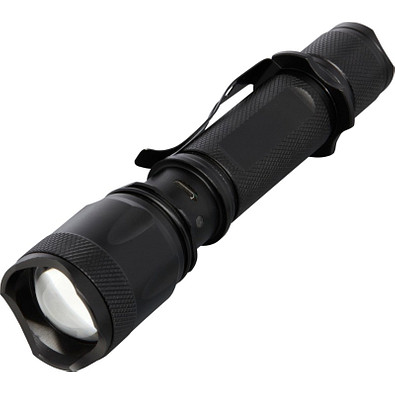 Mears wiederaufladbare taktische 5W Taschenlampe, schwarz