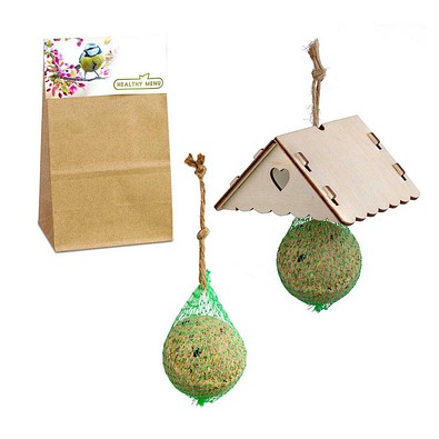 Meisenknödel mit Dach, Weihnachten, 1-seit. Druck