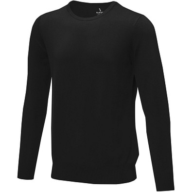 Merrit Pullover mit Rundhalsausschnitt für Herren, schwarz, L