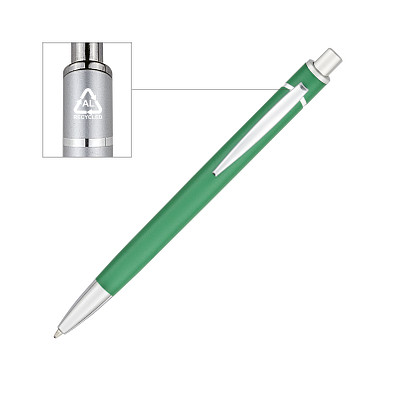 Metall Kugelschreiber Recycled, Grün