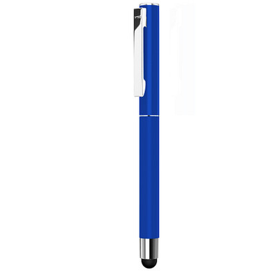 uma® Metall-Rollerball Straight, schwarze Mine, blau