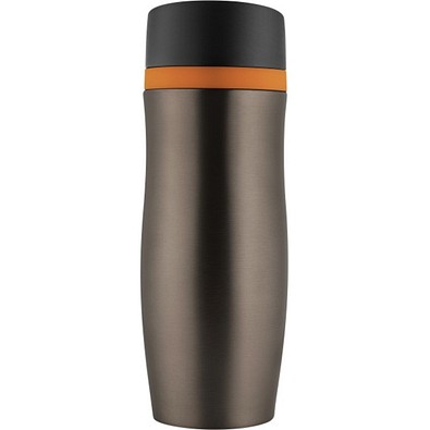 Metmaxx®Thermobecher CremaExtensaProtect titan/Ring, orange