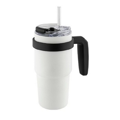 Metmaxx® Thermobecher MyFlexiCeramic, weiß